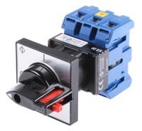 kg20at103gba010ft2 Kraus & Naimer 3P Pole Panel Mount Isolator Switch - 25A Maximum Current, 7.5kW Power Rating, IP65