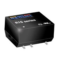 r1s-0505hp Recom R1S DC-DC Converter, 5V dc/ 200mA Output, 4.5 → 5.5 V dc Input, 1W, Surface Mount, +100°C Max Temp -40°C