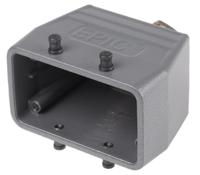 1904000071201200 EPIC H-BE Heavy Duty Power Connector Hood, 10 Contacts, M20 Thread, Top Entry