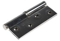 665-9942 RS PRO Stainless Steel Butt Hinge with a Lift-off Pin, 102mm x 78mm x 2.5mm