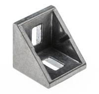 180-9137 RS PRO Angle Bracket, Connecting Component, Strut Profile 20 mm, Groove Size 6mm