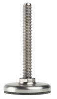 a300002 Nu-Tech Engineering M8 Stainless Steel Adjustable Foot, 450kg Static Load Capacity