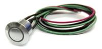 175-8565 RS PRO Illuminated Push Button Switch, Momentary, Panel Mount, 16mm Cutout, SPST, Blue LED, 36V dc, IP67
