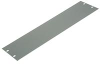 30219104 nVent SCHROFF Grey Aluminium Front Panel, 3U, 84HP, 443 x 139.5mm