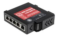 144-8675 RS PRO DIN Rail Mount Industrial Ethernet Switch, 5 RJ45 Ports, 10/100Mbit/s Transmission