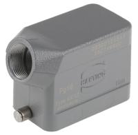 09300101541 HARTING Han B Heavy Duty Power Connector Hood, PG16 Thread, Side Entry