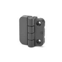 426331-c9 Elesa POM Butt Hinge with a Plastic Pin, Screw Fixing, 50mm x 45mm x 14mm