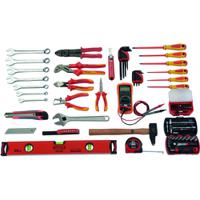 cp-elec1 SAM 125 Piece Electrician Tool Tool Kit with Box, Yes