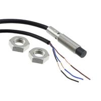 e2b-s08kn04-wp-b1-2m Omron Inductive Threaded Barrel Proximity Sensor, M8, 4 mm Detection, PNP NO, 12 → 24 V dc