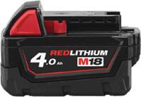 4932430063 Milwaukee  4Ah 18V Rechargeable Power Tool Battery, For Use With Milwaukee Power Tools