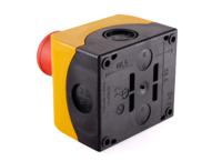 216525-m22-pvkc11iy Eaton Pull Release Control Station Switch - SPDT, Plastic, 1 Cutouts, Red, Unmarked, IP66, IP69K