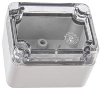 pct-050705-enclosure Fibox Grey Polycarbonate Enclosure, IP66, IP67, Silver Lid, 65 x 50 x 45mm