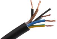775-6167 RS PRO 3185Y 0.75 mm² 5 Core Power Cable, H05VV-F, Black PVC, 100m