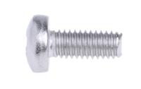 528-817 RS PRO Pozidriv M4 Pan A2 304 Stainless Steel Machine Screws DIN 7985Z x 10.0mm