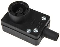 px0956s Bulgin Power Connector Cable Mount Socket, 8, Screw Down Termination, 6A, 250 V ac