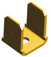 41290 TE Connectivity FASTON .250 Uninsulated Male Spade Connector, PCB Tab, 6.35 x 0.81mm Tab Size