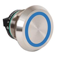 800k-22fmb24x10 Allen Bradley 800K Series Illuminated Push Button, Panel Mount, 22mm Cutout, SPST, IP69K