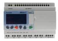 88974161 Crouzet Millenium Evo Series Logic Control for Use with XD26 Series, 24 V dc Supply, Relay Output, 16-Input, Analogue,