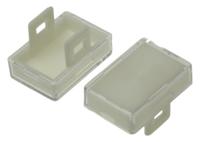 461012-605 White Rectangular Push Button Lens