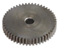 878-7843 RS PRO Steel 50 Teeth Spur Gear, 0.5 Module, 4mm Bore Diam, 25mm Pitch Diam, 10mm Hub Diam