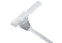 603-238 RS PRO Cable Ties, 160mm x 5mm, Natural Polyethylene, Pk-100