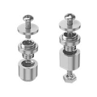 jso-0815-03-l Samtec Standoff, M3 Thread, 8.15mm Body, Stainless Steel, Male/Male