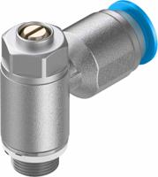 grla-18-qs-8-d Festo GRLA Series Tube Exhaust Valve, 8mm Tube Inlet Port x G 1/8 Male Outlet Port, 193145