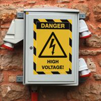 4945130 Durable MagneticDURAFRAME® MAGNETIC SECURITY Black/Yellow A4 Metal Information Frame, 4.5mm Height, 236mm Width