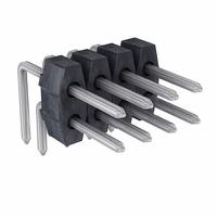90122-0122 Molex 90122 Series Right Angle PCB Header, 4 Contact(s), 2.54 mm Pitch, 2 Row, Unshrouded