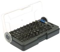 cbk64eu Crescent Driver Bit Set 64 Pieces, Phillips, Pozidriv, Slotted Hexagon, Tampered Hexagon, Tampered Torx, Torx, Triwing