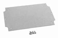 1554hpl Hammond Steel Mounting Plate, 119mm W, 180mm L for Use with 1554 &amp; 1555 H, H2 &amp; T2 Enclosures, T