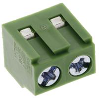 790-1064 RS PRO PCB Terminal Block, 2-Contact, 5.08mm Pitch, Through Hole Mount, 1-Row, Screw Termination