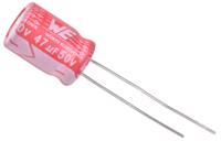 860240674005 Wurth Elektronik 47μF Aluminium Electrolytic Capacitor 50V dc, Radial, Through Hole -