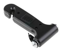 181-1515 RS PRO Black Emergency Break Glass Hammer Emergency Hammer 125mm