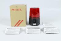pfh-bt-r Patlite PFH Series Red Flashing Beacon, 6 V dc (4 - LR6 Alkaline dry cell batteries), Magnetic Mount, LED Bulb, IP55