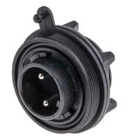 px0735p Bulgin Circular Connector, 2 Contacts, Panel, Standard Connector, Plug, Male, IP68, Standard Buccaneer Series