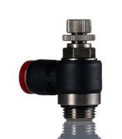 c0k511038 Norgren Pneutic C Series Threaded Flow Controller, G 3/8 Male Inlet Port, 10mm Tube Inlet Port x 10mm Tube Outlet Port