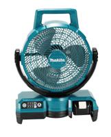 dcf203z Makita DCF Desk Fan 8.2cfm 235mm blade diameter 3 speed 14.4 V, 18 V