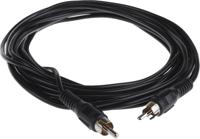 742-4305 RS PRO Male RCA to Male RCA Aux Cable, Black, 5m