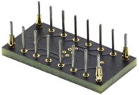 w9581rc Winslow Straight Through Hole Mount 0.65 mm, 2.54 mm Pitch IC Socket Adapter, SSOP 16 to DIP 16