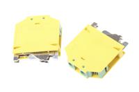 0790527 Phoenix Contact 2-Way Earth Terminal Block, 26 → 10 AWG Wire, Screw Down, Polyamide Housing
