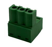 hrfe-03005v Conex-It, 5.08mm Pitch, HRFE, 3 Way, Right Angle, Pluggable Terminal Block, Plug, Cable Mount, Screw Termination,