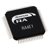 r7fa4e10d2cfmaa0 Renesas Electronics R7FA4E10D2CFM#AA0, 32 bit ARM Cortex M33, RA4E1 Microcontroller, 100 MHz, 512kB FLASH, 64-Pin LQFP