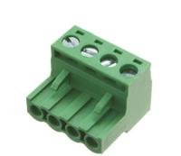 237-8450 RS PRO, 5mm Pitch, 4 Way, Pluggable Terminal Block, Plug, Free Hanging (In Line)