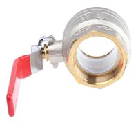 509008 Sferaco Brass Full Bore, 2 Way, Ball Valve, Threaded, BSPP 38.1mm, 40bar Operating Pressure
