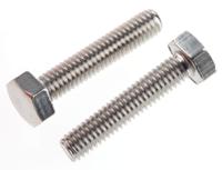 263-2148 RS PRO Plain Stainless Steel, Hex Bolt, M4 x 20mm