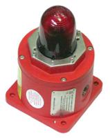 bc150rl10acnnnardn Moflash BC 150 Series Red Multiple Effect Beacon, 100 → 240 V ac, Base Mount, LED Bulb