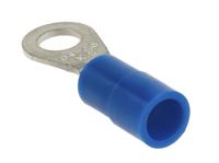 178-7259 RS PRO Insulated Ring Terminal, 4.3mm Stud Size, 1.5mm² to 2.5mm² Wire Size, Blue