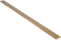 728-6908 RS PRO Brass Flat Bar, 1in W, 1/4in H, 500mm L