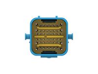 2366509-4 TE Connectivity, 2366509 Connector Housing Receptacle Blue Cable Mount 48 Way, Cable Termination